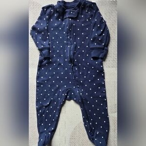Carter's, Navy Blue W Polka Dot- Size 6mos EUC